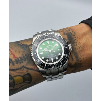 Custom Seiko Mod • Green Fade Submariner Deepsea • 44mm
